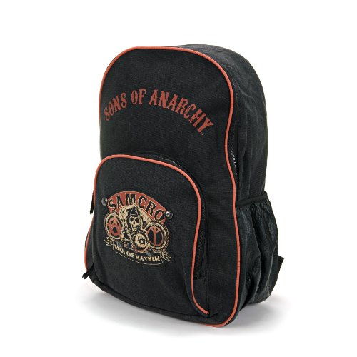 Sons of Anarchy Men's Samcro Backpack, Black, One Size