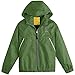 Wantdo Boy's Lightweight Rain Jacket Camping Hiking Windproof Mesh Lined Raincoat Hooded Windbreaker