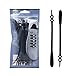 Elastic No Tie Shoelaces for Kids and Adult Tieless Laceless Shoe Laces -Black