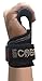 Cobra Grips PRO Weight Lifting Gloves Heavy Duty Straps Alternative to Power Lifting Hooks for Deadlifts with Built in Adjustable Neoprene Padded Wrist Wrap Support Bodybuilding (PRO Black Leather)