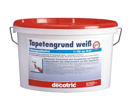 Decotric Tapetengrund weiß 10 L