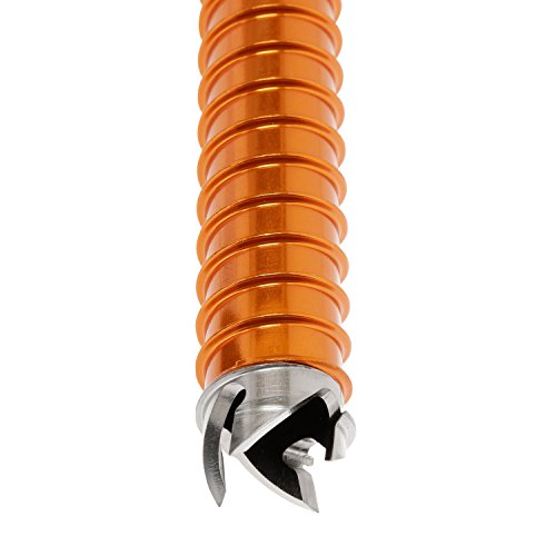 PETZL - Laser Speed Light, Ultralight Ice Screw with Integrated Crank, 17 cm