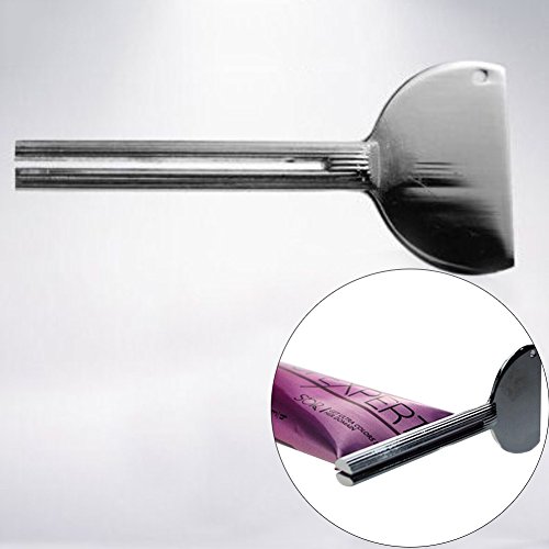 RedDhong Stainless Steel Toothpaste Squeezer Plastic Cream Tube Squeezing Dispenser Organizer - Thumbnail 3