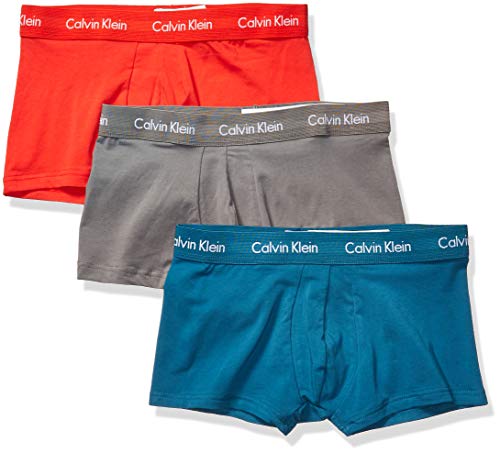 Calvin Klein Men's Cotton Stretch Multipack Low Rise Trunks