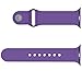 Piwjo Silicone Apple Watch Band and Replacement Iwatch Bands Series 1, Series 2,Series 3 (Purple, 42mm M/L)