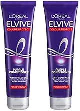 L'Oreal Elvive Colour Protect Purple Conditioner 150 ml Pack of 2