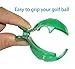 4Pcs Golf Ball Liner Drawing Marking Alignment Putting Tool Ball Marker Clip with 2Pcs Marker Pen,Green