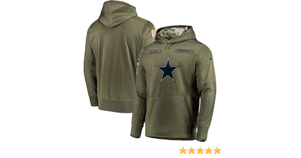 cowboys olive green pullover