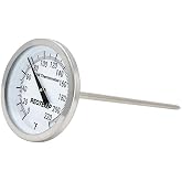 REOTEMP K82-3 Soil Thermometer, 5 Inch Stem, Waterproof, for Seeding and Transplanting Garden Temperature Measurement, 0-220 Fahrenheit