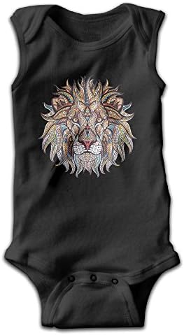 Michael Conti Big Cat Lion Sleeveless Baby Romper Breathable Cute Newborn Kids Baby Romper Jumpsuit Clothes Jumpsuit Clothes 18 Months