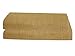 COTTON CRAFT -2 Piece 100% Jute Burlap Window Valance Set in Color Natural - Size 72 Inch by 16 Inch - Made from 100% Natural Jute