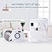 [2019 version]Teeth Whitening Kit Dental Teeth Whitener with 16-LED Whiten Accelarator Light Mouth Tray and 10ml Whitening Gel Syringe for 15 Treatments (USB Rechargeable)