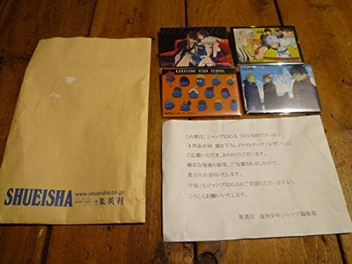 ジャンプgiga 19 Winter Vol 1 書き下ろしイラストグッズプレゼント当選品 缶バッジ4種