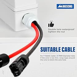 MINGSONG Solar Panels Disconnect Switch 32Amp DC