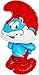 8 pc Cartoon Papa Smurf Family Balloon Bouquet Happy Birthday Party Decoration