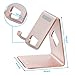 Stand for iPhone, Charging Cell Phone Stand For iPhone X 8 7 6 6s Plus & Tablet & Any Cell Phone - Rose Gold