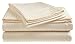 Comfort Linen 300 Thread Count Cotton Dobby Stripe Sheet Set- Assorted Colors/Sizes, Queen - Beige