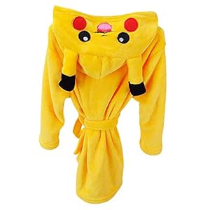 Dolamen Kinderochtendjas voor jongens en meisjes, badjas, capuchontrui, koraalvlies, kigurumi, karikatuur, nachthemd…
