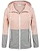 SoTeer Women's Waterproof Raincoat Outdoor Hooded Rain Jacket Windbreaker (15 Colors S-XXL)
