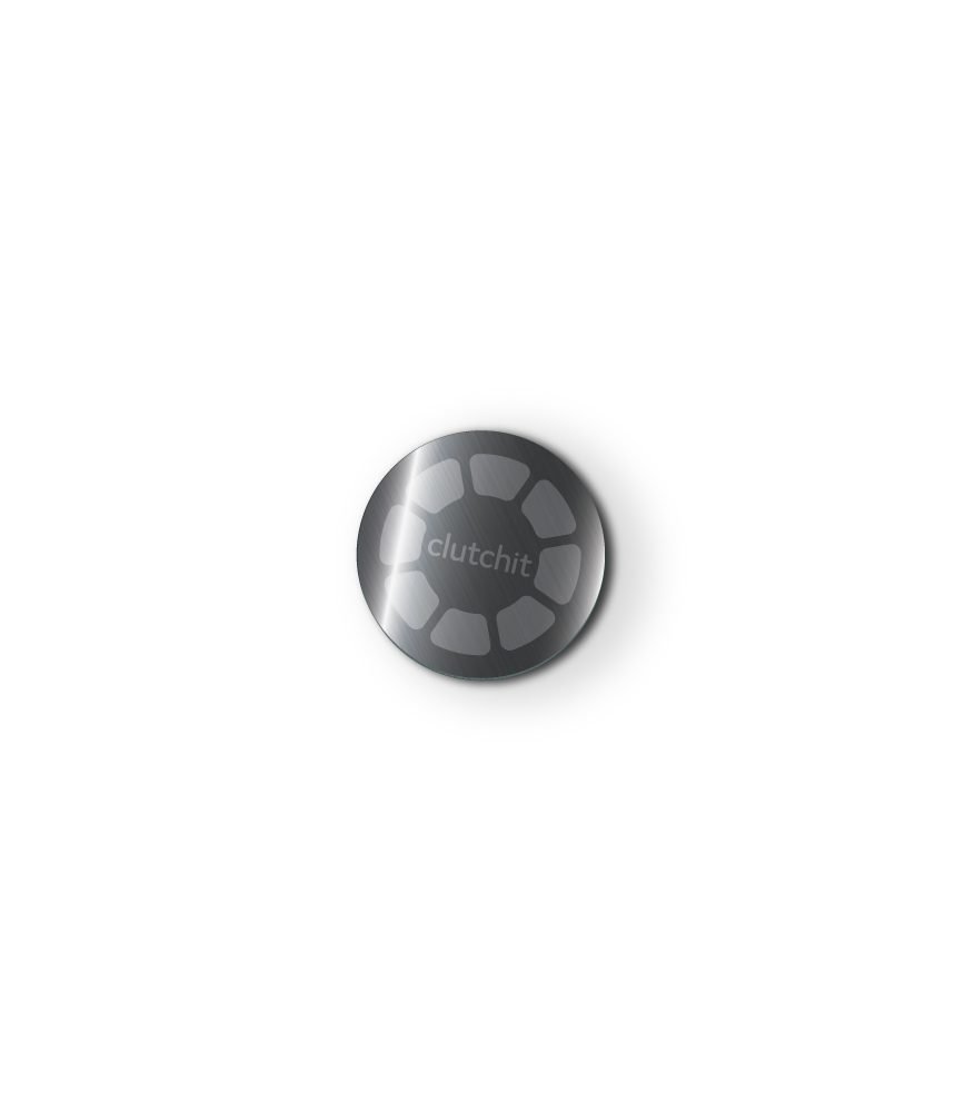 Photo 1 of CLUTCHIT 3-Pack Thin Magnetic Metal Replacement Plate with 3M Adhesive for Device (Matte Black)
