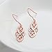 Owl Earrings Sterling Silver Moonstone Owl Dangle Earrings Jewelry Gifts for Women Teens