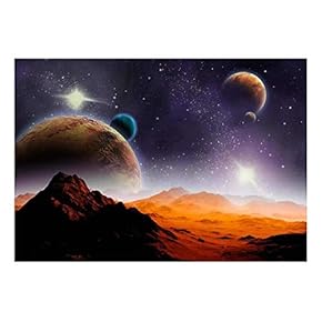 BRAND_NAMEPeering into a Vibrantly Colored Space Wall Mural