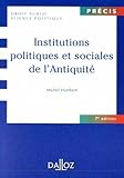 Institutions politiques et sociales de l'antiquité, 7e édition by 