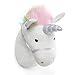 GUND Unicorn Plush Head Stuffed Animal Hanging Wall Décor, White, 15