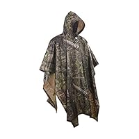 LIYONG Rain Poncho, Raincoat, Riot, Rainwear, Outdoor Windbreaker, Raincoat, Waterproof, Reflective Poncho (Color : Bionic Camouflage)