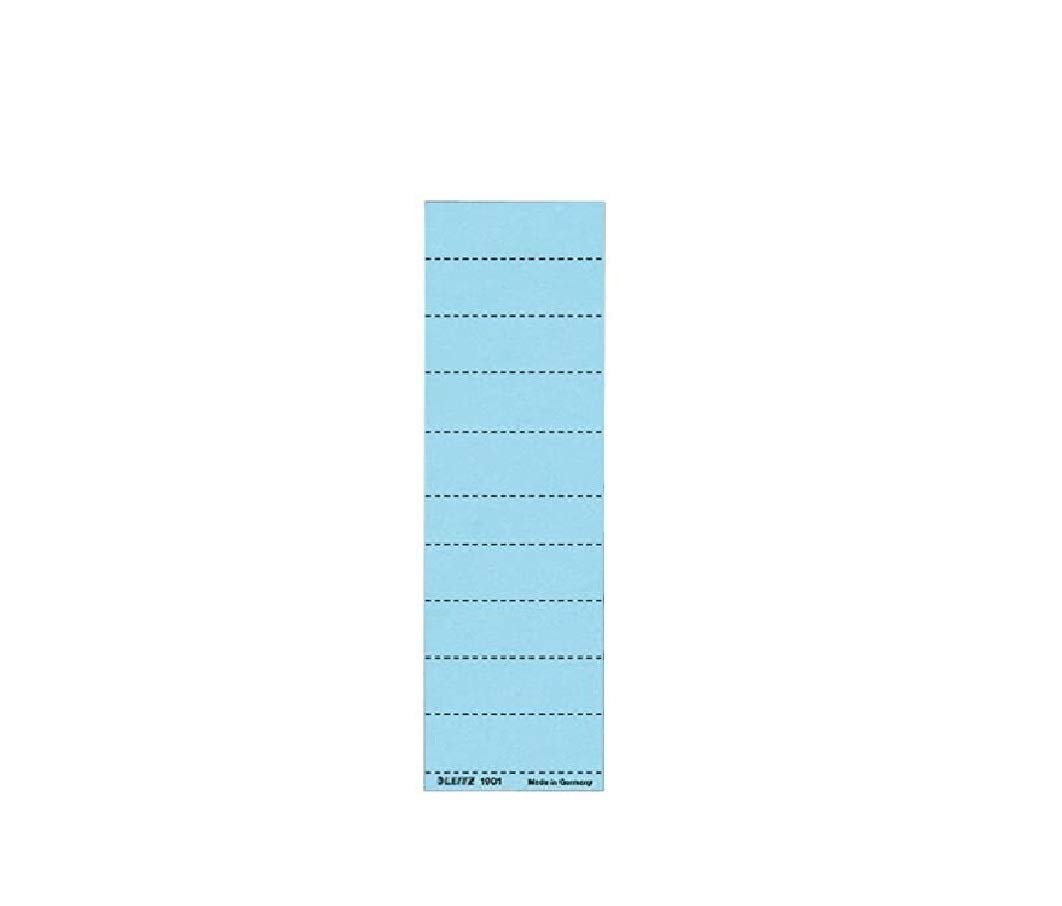 leitz 1901-35 Blank Labels, Cardboard, 4 Lines, 60 x 21 mm, Blue