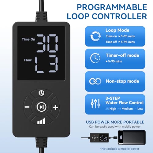 Máquina de terapia fría con temporizador programable, portátil alimentada por USB, bomba nueva y potente 2025, para reemplazo de rodilla, alivio del dolor, lesiones deportivas, compresión estilo
