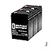 Mighty Max Battery ML4-6 - 6V 4.5AH Lithonia ELB06042 SLA Replacement Battery - 3 Pack