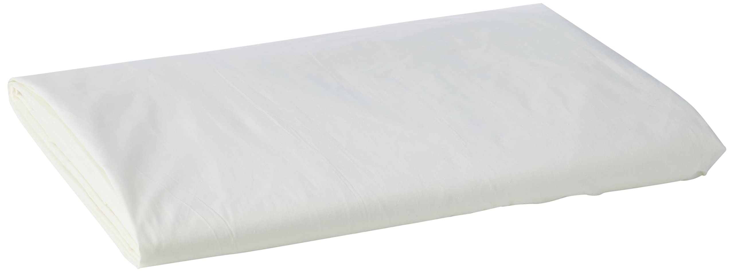Emma Barclay 180 Thread Count Percale Flat Sheet in Ivory - Super King Bed