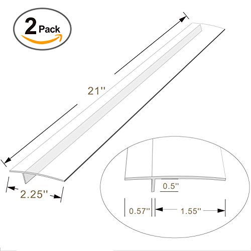 Stove Counter Gap Cover, 2PACK Kitchen Silicone Oven Gap Filler 21