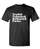 WOMEN OF CIVIL RIGHTS NAMES tubman parks - Mens Cotton T-Shirt