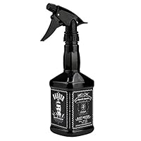 Spray Bottle, Thing-ning Hairdressing Spray Bottle Water Sprayer Portable Water Sprayer for Hair Multifunctional Mist Spray Hand Pressure Sprayer for Home Salon Use - 650ml (Black)