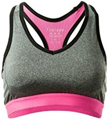Therapy Fashion Premium Ultra Soft Performance Medium Impact V-Neck Sportsbra with Removable Bra Cups