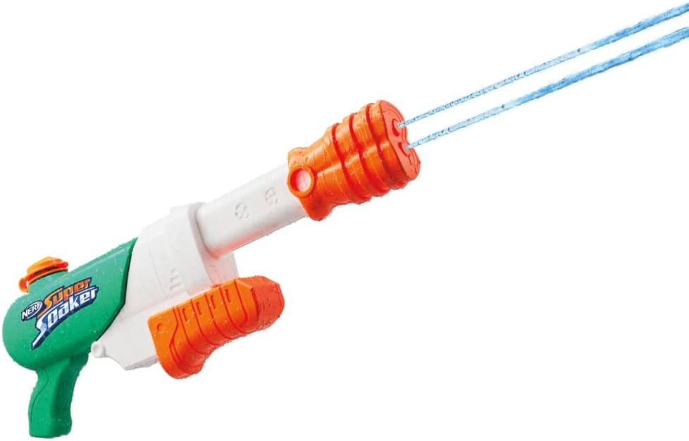 Nerf Super Soaker Hydro Frenzy Water Blaster 3-In-1 2 Tubes Adjustable