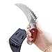 MASALONG Moltres Outdoor Survival Claw Tactical Double Edged Sharp Fixed Blade Knife with Sheath