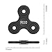Fidget Spinner,ROOROO Tri-Spinner Fidget Focus Toy Stress Reducer for Kids and Adult Easy Flick and Spin with single/both Hands Toys Perfect For ADHD, Anxiety, Autism (Black)