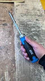 OX Tools Pro Heavy Duty Multibit Ratchet Screwdriver Multicolor view 10