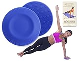 Yoga & Pilates Pads 2 Pack + Travel bag + Workout E-book. Mat Support Comfort for Knee Hand Wrist Head Shoulder & Elbow. 3/4 Inch Thick Silicone Cushion Eliminates & Protects Joints Injuries.