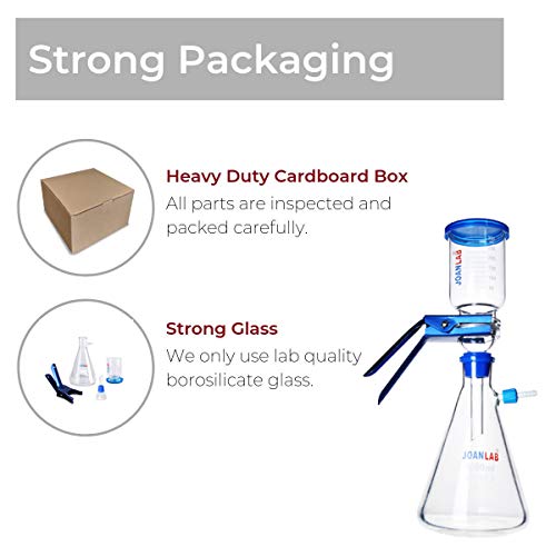 JOANLAB Glass Laboratory Vacuum Filtration Distillation Apparatus