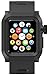 LUNATIK EPIK Polycarbonate Case and Silicone Strap for Apple Watch Series 1, Black/Black