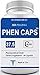 PHEN CAPS 37.5 ® - Appetite Suppressant – Thermogenic Fat Burner and Appetite Control – Weight Loss Supplement – Energy Booster for Women and Men – Premium Fat Burning Formula - Keto Diet Friendly