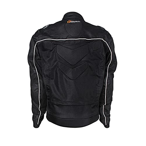 Heren motorrijjas vier seizoenen ademende motorjas - Afbeelding 3