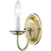 Livex Lighting 4151-01 Wall Sconce with No Shades, Antique Brass