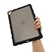 Gumdrop Cases Droptech Clear for Apple iPad Pro 9.7 and iPad Air 2 Rugged Tablet Case Shock Absorbing Cover Black/Smoke A1673, A1674, A1566, A1567