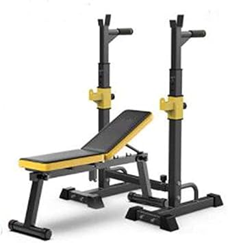 Ylcj Banc De Musculation Reglable Developpe Couche Incline Decline Pliable Pour Le Levage Assis La Gym A Domicile Et L Entrainement Complet Du Corps Roulement Maximum D Environ 850 Lb Amazon Fr Sports Et Loisirs