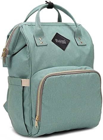 Ammazona Mummy Bag Nappy Bag Large Capacity Baby Bag Travel Backpack Desiger Nursing Bag (Mint Green)